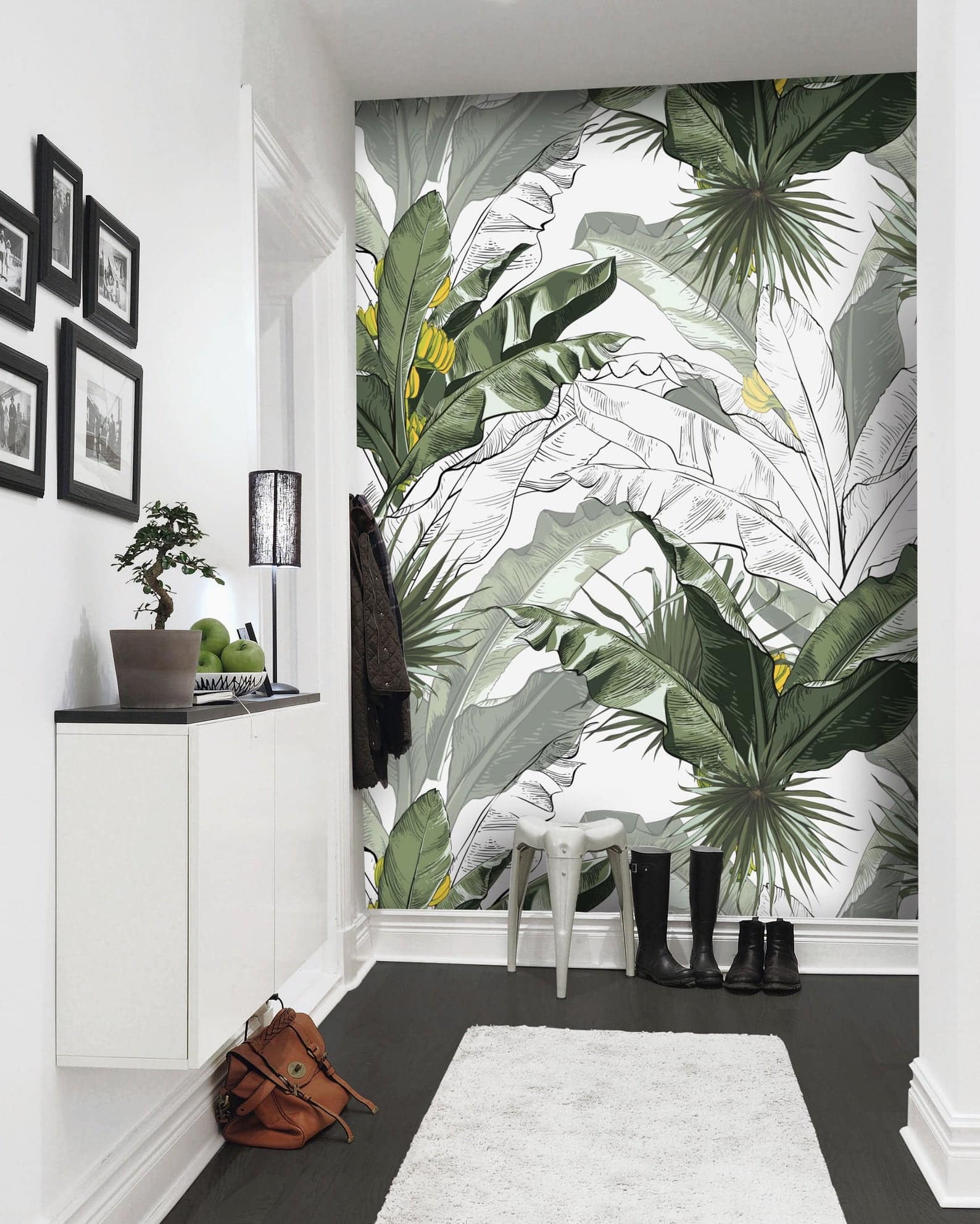 Papier peint à la mode dans le salon 2020: tendances et nouveautés, photos