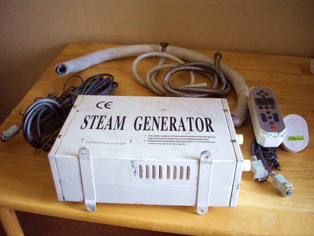 Cabines de douche avec générateur de vapeur et sauna pour un appartement : bains turc et finlandais, hammam infrarouge à effet vapeur sèche