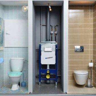 Installation d'installation de toilettes: instructions détaillées pour l'installation d'un WC suspendu