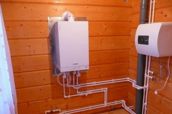 Règles de raccordement d'une chaudière à gaz à double circuit au gaz