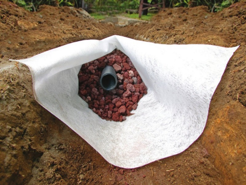 Pose de tuyaux de drainage perforés de vos propres mains + aperçu des schémas de drainage possibles