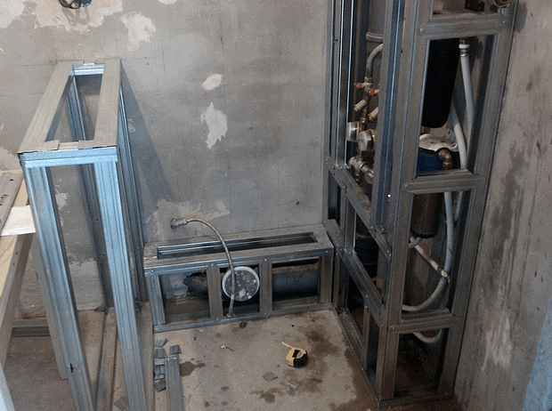 Comment faire une boîte à tuyaux dans la salle de bain de vos propres mains - instructions, vidéo