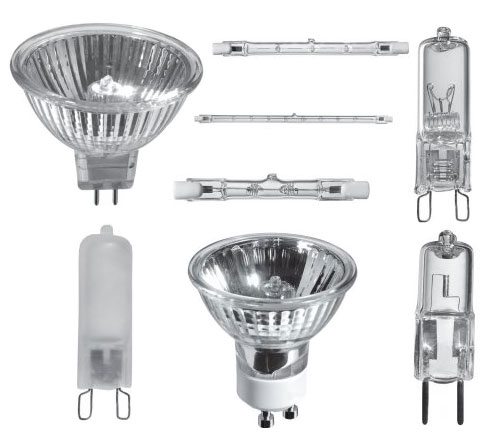 Types de lampes halogènes et leurs caractéristiques: les avantages, les inconvénients et les secrets du choix d'une lampe de qualité (100 photos)