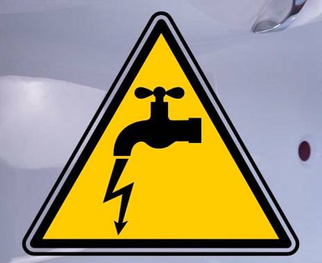 Le tuyau de gaz choque quoi faire