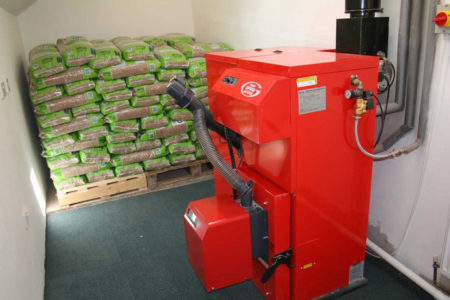 Chaudières à granulés avec alimentation automatique en combustible
