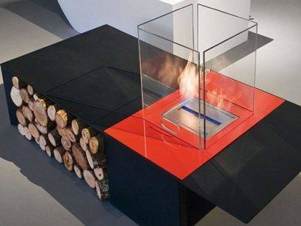 Biocarburant pour une cheminée: types de biocarburant, ses propriétés + comment choisir et comment le faire soi-même