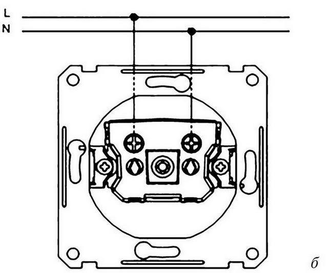 Prise avec interrupteur dans un boîtier: schémas et comment se connecter correctement