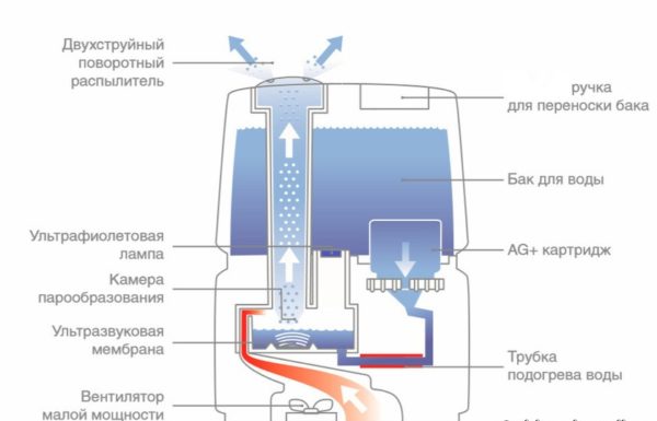Réparation d'humidificateur d'air : pannes typiques et moyens efficaces de les réparer