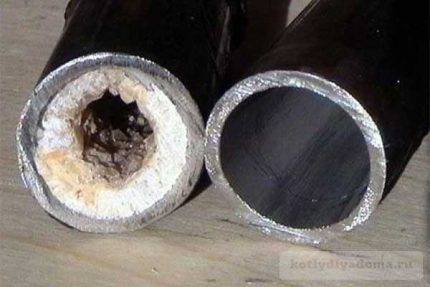 Comment nettoyer une chaudière à gaz: rinçage de l'échangeur de chaleur + nettoyage de la suie