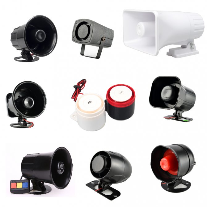 "Système d'alarme pour un chalet avec une sirène avec un détecteur de mouvement "hurleur"""