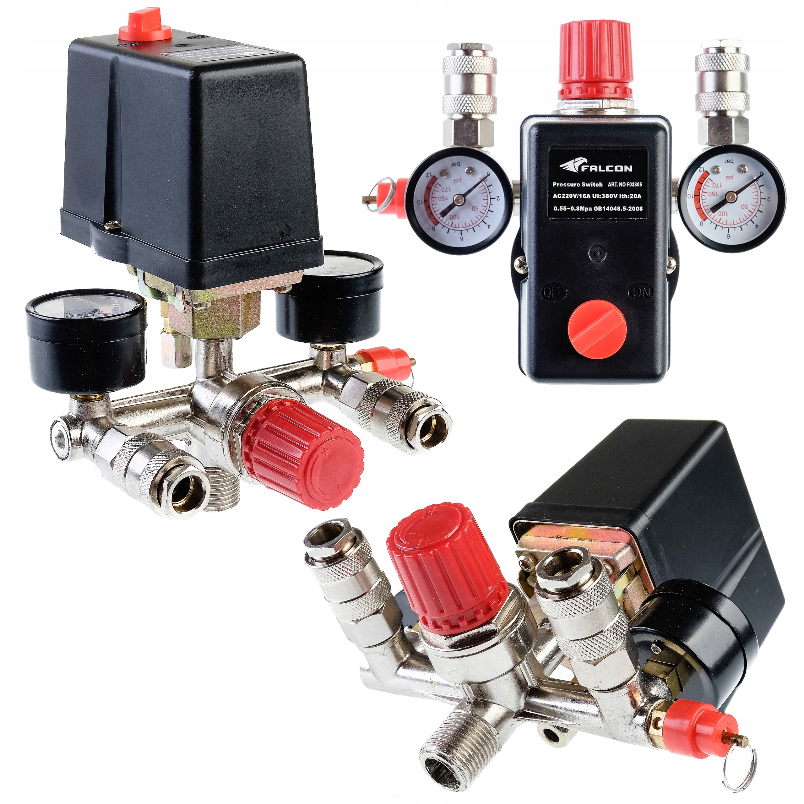 Schéma de raccordement du pressostat