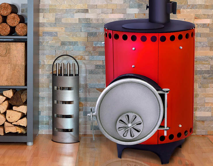 Poêles en fonte pour le chauffage des maisons de campagne