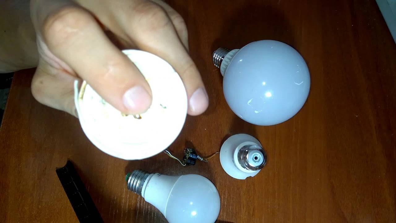 Réparation de lampes à LED - types, causes et dépannage