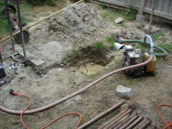 Comment rincer un puits après forage