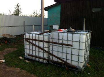 Comment faire une fosse septique à partir d'eurocubes de vos propres mains - instructions détaillées d'installation de photos