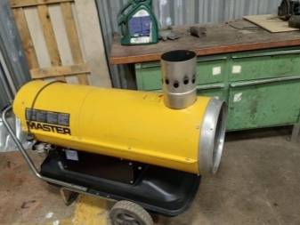 Chauffage direct et indirect du pistolet thermique diesel: appareil, principe de fonctionnement + aperçu des fabricants