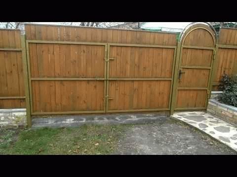 Types de portails pour une maison privée: nuances de choix + étapes d'installation à faire soi-même