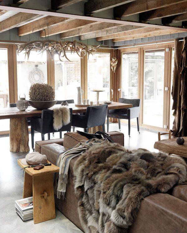 Caractéristiques de l'éclairage décoratif d'une maison de campagne