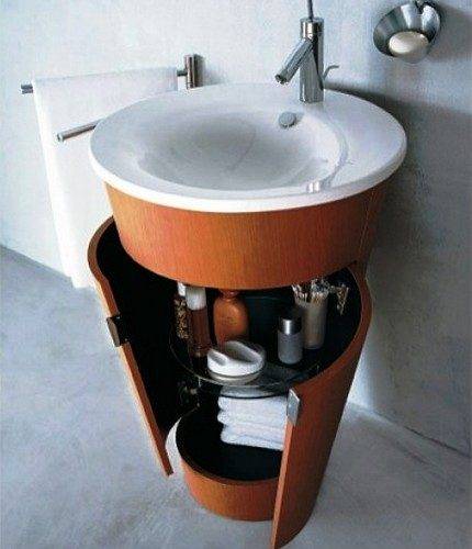 Meuble avec lavabo: lequel choisir + comment l'installer correctement