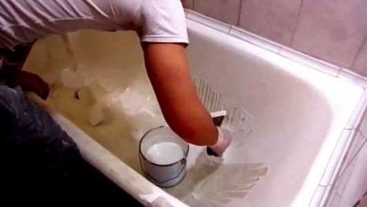 Émail de salle de bain - comment émailler une baignoire de vos propres mains (photo, vidéo)
