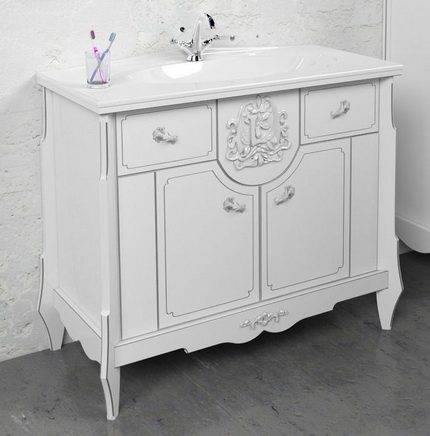 Meuble avec lavabo: lequel choisir + comment l'installer correctement