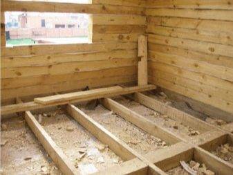 Isolation du sol le long des rondins: matériaux d'isolation thermique + schémas d'isolation