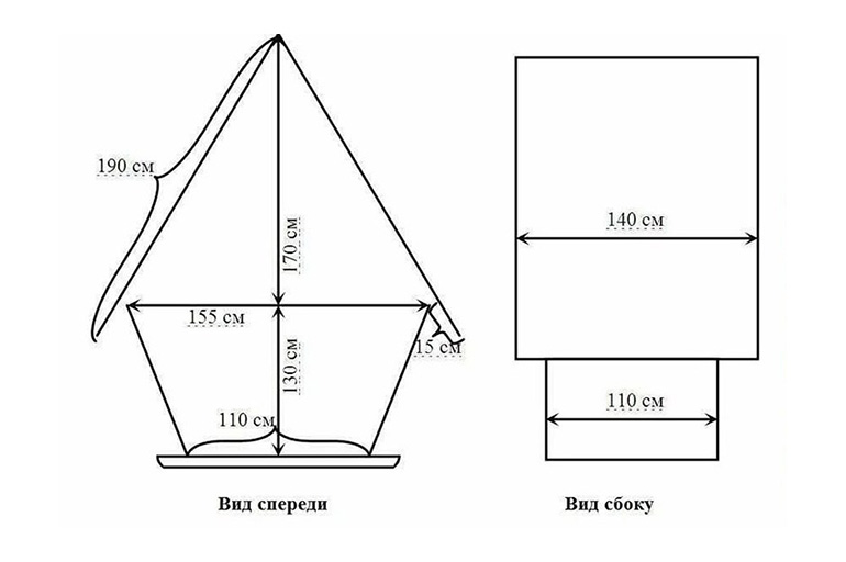 Dessins de toilettes en bois pour chalets d'été