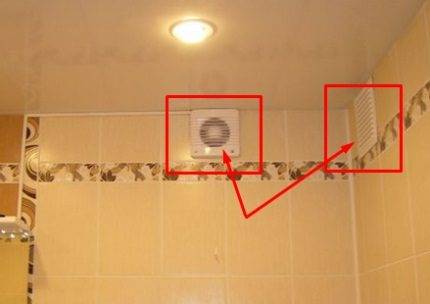 Hotte pour salle de bain et toilettes: les subtilités de la création d'un projet et les nuances de l'agencement du système