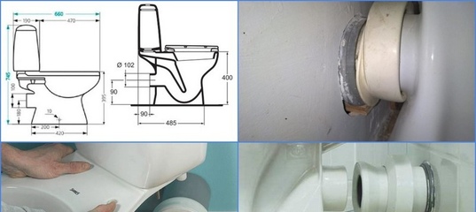 Raccordement d'une toilette à un tuyau d'égout