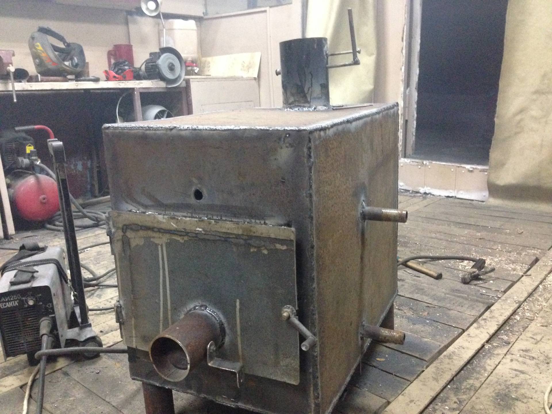 Four de garage - conceptions simples à faire soi-même + vidéo