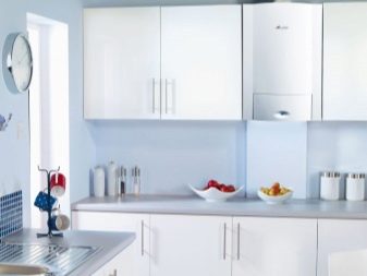 Comment cacher une chaudière à gaz dans la cuisine: les meilleures options de conception et astuces de déguisement