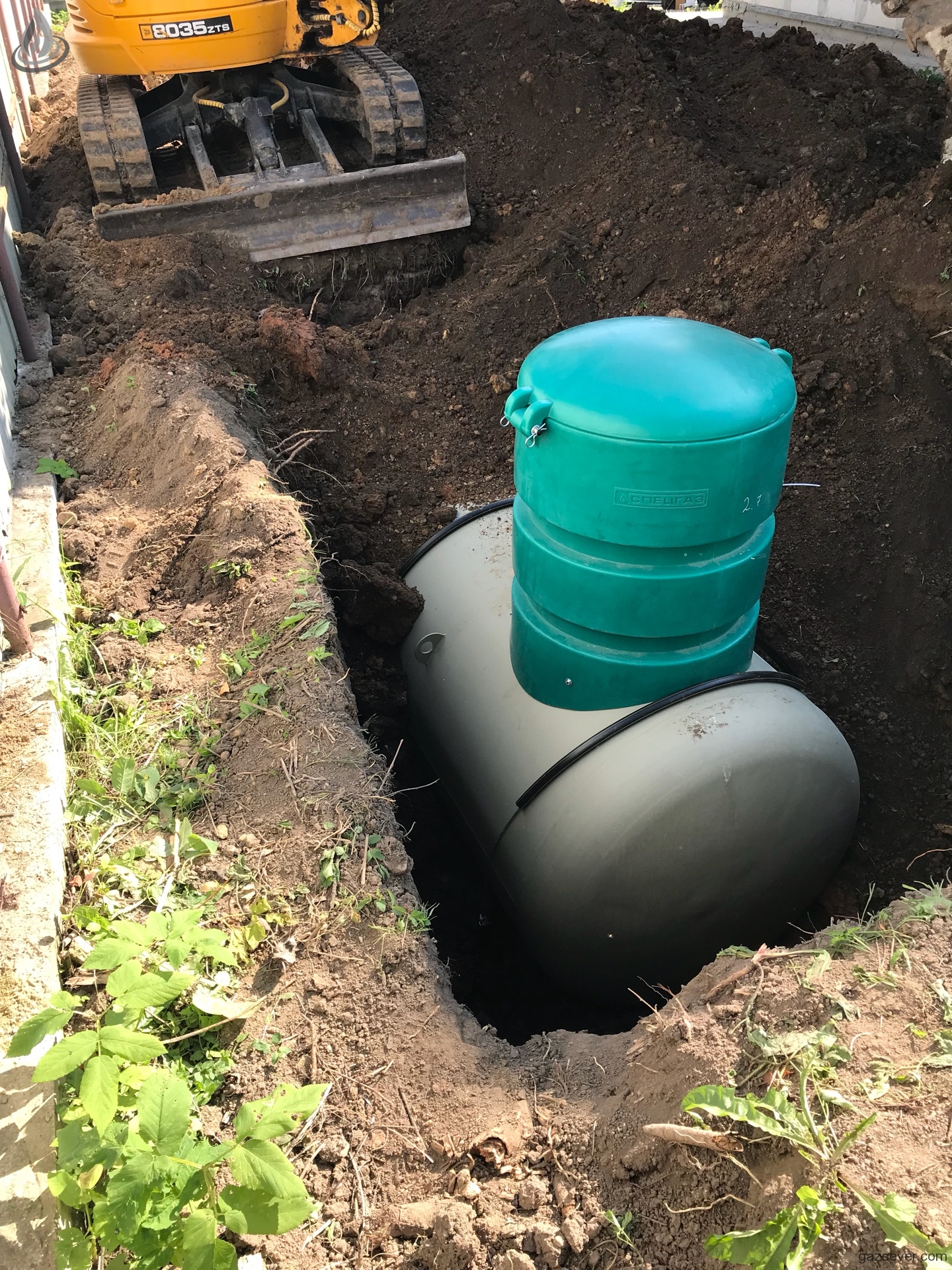 Installation de réservoir à gaz clé en main. coût d'installation du réservoir de gaz.