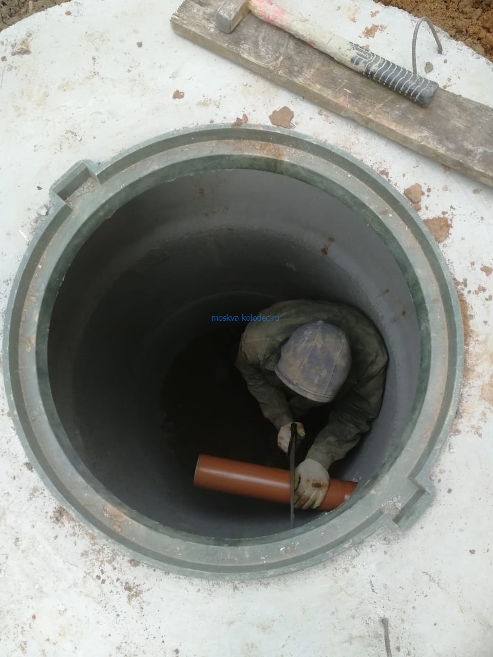 Fosse septique constituée d'anneaux en béton : dispositif, schémas + procédure d'installation étape par étape