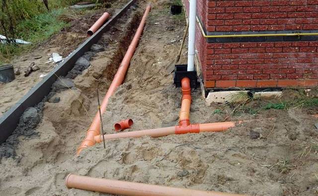 Installation de drain de toit
