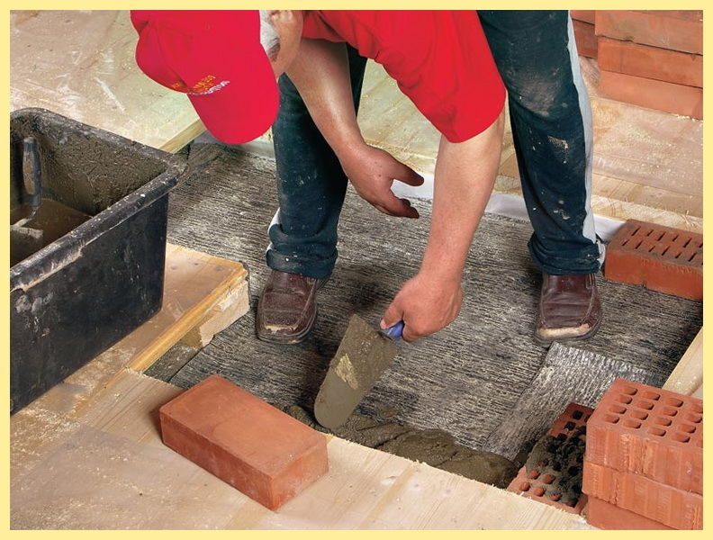 Proportions de mortier d'argile pour la pose des fours