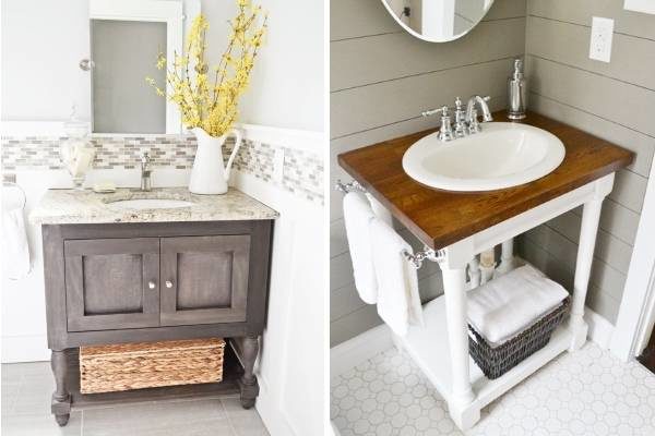 Meuble suspendu avec évier: conseils pour choisir + analyse de la technologie d'installation