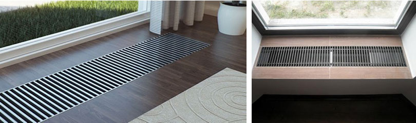 Convecteurs intégrés au rebord de la fenêtre - tout sur les fenêtres