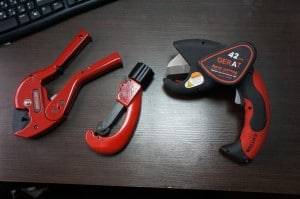 Ciseaux pour couper les tuyaux en polypropylène: aperçu des types + mode d'emploi