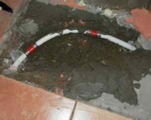 Causes des problèmes de chauffage au sol : ruptures de canalisations