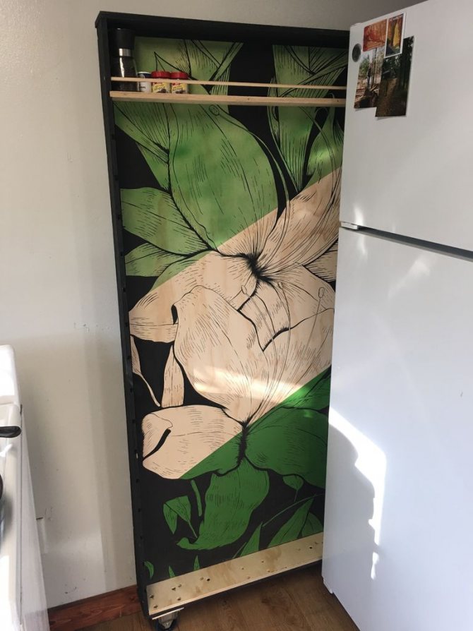 Comment j'ai fabriqué une étagère coulissante de mes propres mains pour qu'il y ait plus d'espace dans le réfrigérateur