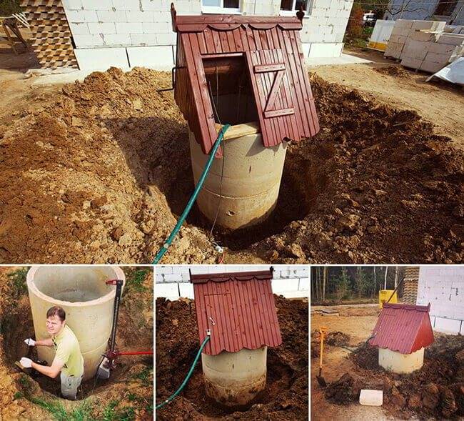 Faut-il toujours créer un château d'argile autour du puits ? Ou pouvez-vous le faire?