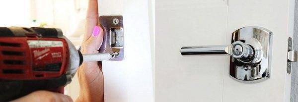 Comment installer indépendamment un loquet dans une porte intérieure: une instruction étape par étape avec une photo