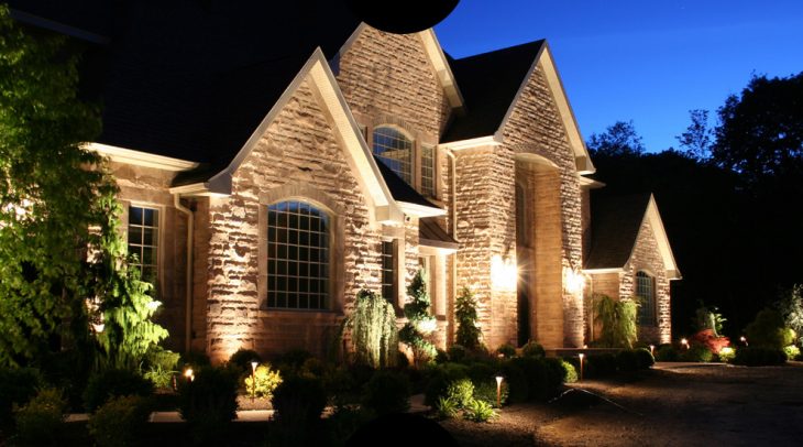 Caractéristiques de l'éclairage décoratif d'une maison de campagne