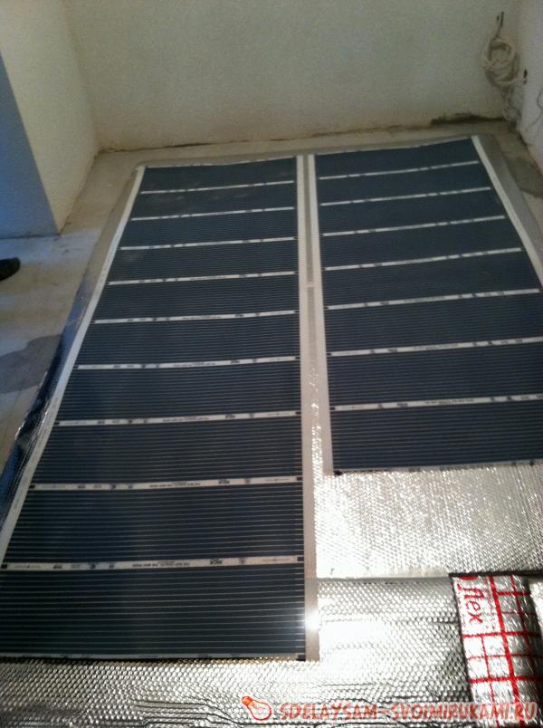 Chauffage au sol sous linoléum: instructions étape par étape pour la pose du système de film IR