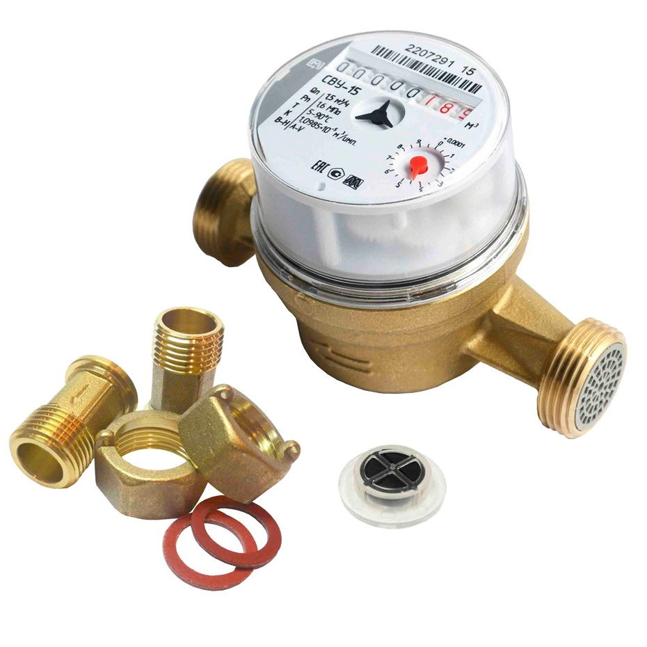 Compteur d'eau standard: comparaison des modèles SVKM-15, comment arrêter avec un aimant