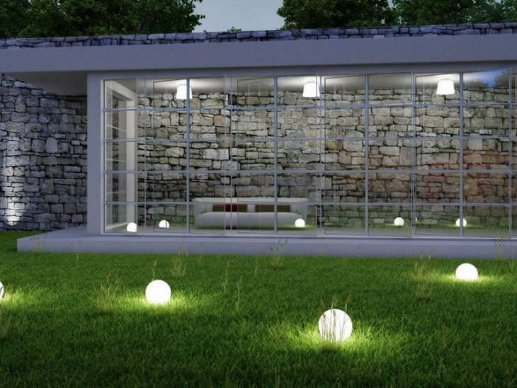 Caractéristiques de l'éclairage décoratif d'une maison de campagne