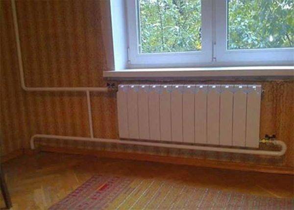 Remplacement d'un radiateur de chauffage (2 sur 3)