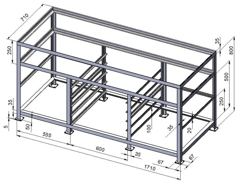 Établi de bricolage dans le garage: caractéristiques de conception, matériaux et outils, étapes de fabrication