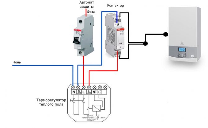 Thermostat pour une chaudière de chauffage: principe de fonctionnement, types, schémas de connexion