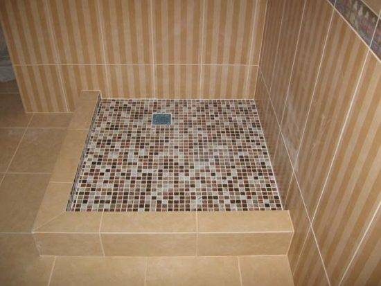 Receveur de douche en carrelage : instructions de construction détaillées
